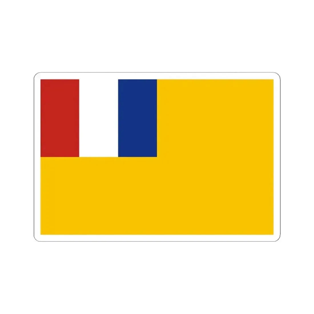 Flag of Chanan (China) STICKER Vinyl Kiss-Cut Decal 6 Inch White - The Sticker Space