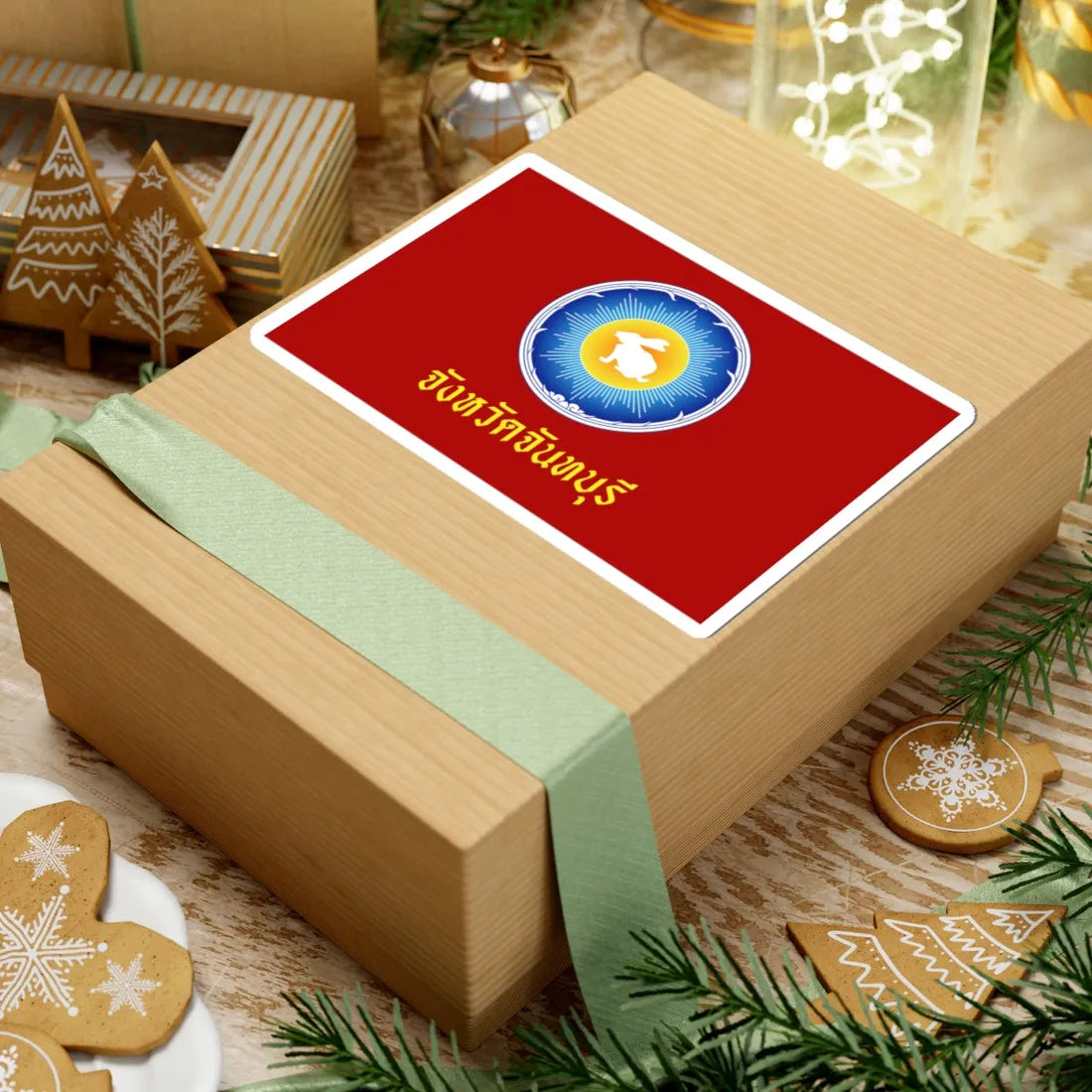 Flag of Chanthaburi (Thailand) STICKER Vinyl Kiss-Cut Decal - The Sticker Space