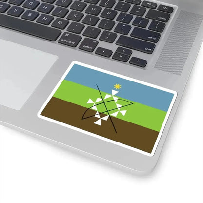 Flag of Charagua Iyambae Bolivia (Bolivia) STICKER Vinyl Kiss-Cut Decal - The Sticker Space