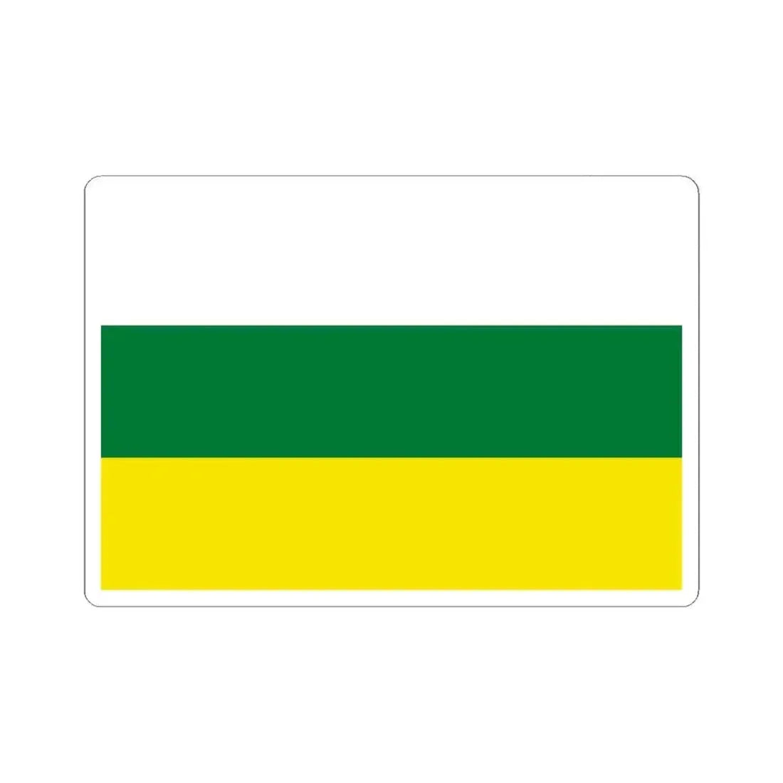 Flag of Charazani Bolivia (Bolivia) STICKER Vinyl Kiss-Cut Decal 3 Inch White - The Sticker Space