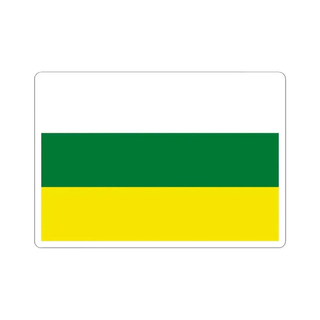 Flag of Charazani Bolivia (Bolivia) STICKER Vinyl Kiss-Cut Decal 4 Inch White - The Sticker Space