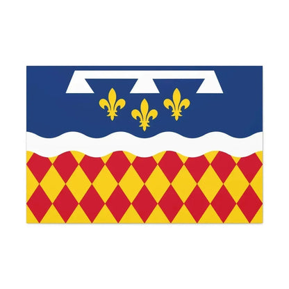 Flag of Charente France 2 - Canvas Wall Art - The Sticker Space