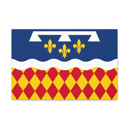 Flag of Charente France 2 - Canvas Wall Art - The Sticker Space