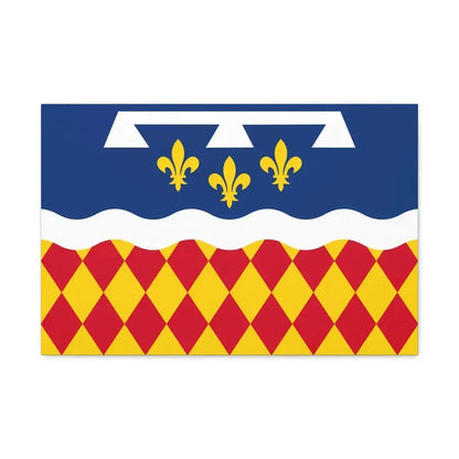 Flag of Charente France 2 - Canvas Wall Art - The Sticker Space