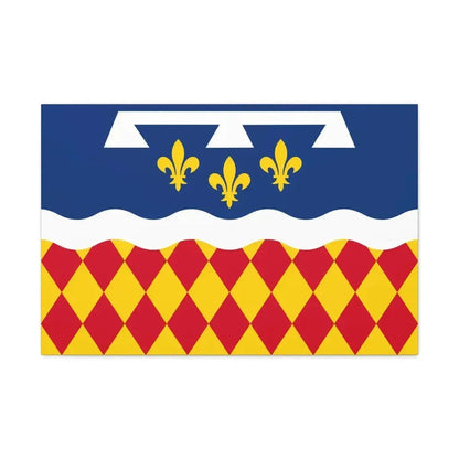Flag of Charente France 2 - Canvas Wall Art - The Sticker Space