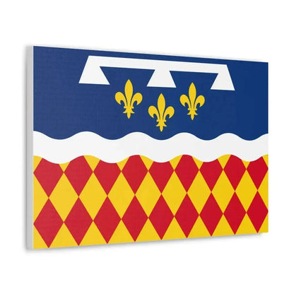Flag of Charente France 2 - Canvas Wall Art - The Sticker Space