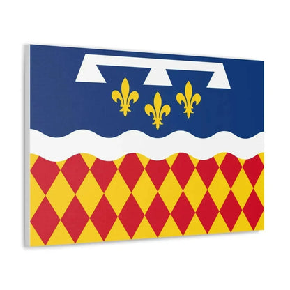Flag of Charente France 2 - Canvas Wall Art - The Sticker Space