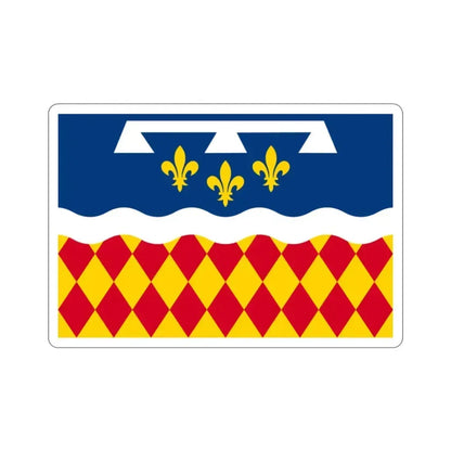 Flag of Charente France 2 STICKER Vinyl Die-Cut Decal 2 Inch - The Sticker Space