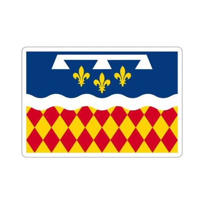 Flag of Charente France 2 STICKER Vinyl Die-Cut Decal 2 Inch - The Sticker Space