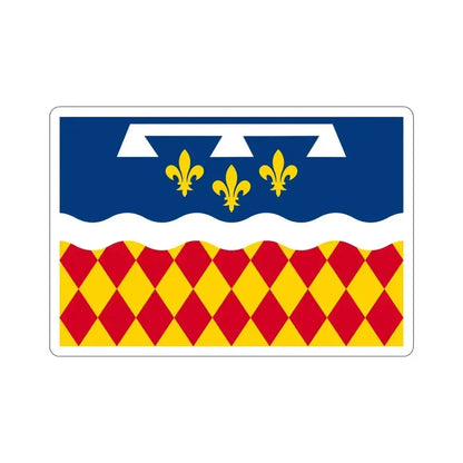 Flag of Charente France 2 STICKER Vinyl Die-Cut Decal 6 Inch - The Sticker Space