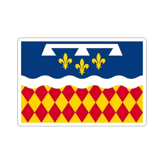 Flag of Charente France 2 STICKER Vinyl Die-Cut Decal 6 Inch - The Sticker Space