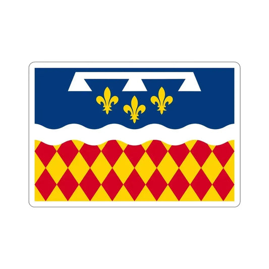 Flag of Charente France 2 STICKER Vinyl Die-Cut Decal 6 Inch - The Sticker Space