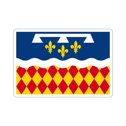 Flag of Charente France 2 STICKER Vinyl Die-Cut Decal - The Sticker Space