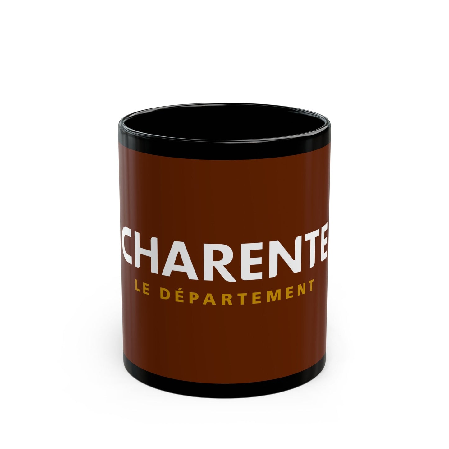 Flag of Charente France - Black Coffee Mug-11oz-The Sticker Space