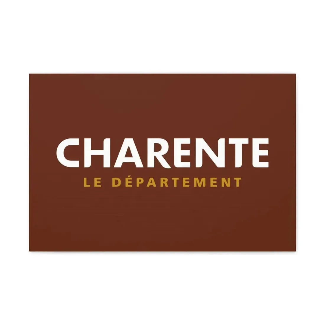 Flag of Charente France - Canvas Wall Art 24″ x 16″ 1.25" - The Sticker Space