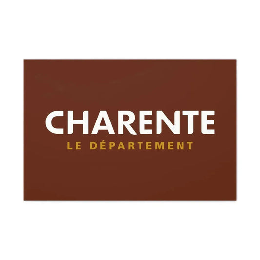 Flag of Charente France - Canvas Wall Art 36" x 24" 1.25" - The Sticker Space