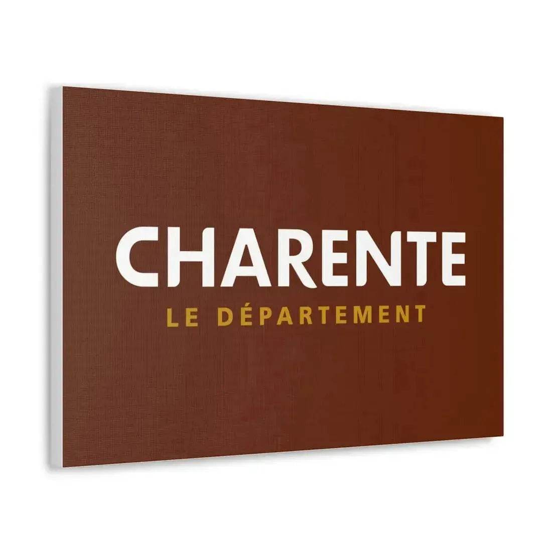 Flag of Charente France - Canvas Wall Art - The Sticker Space
