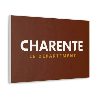 Flag of Charente France - Canvas Wall Art - The Sticker Space
