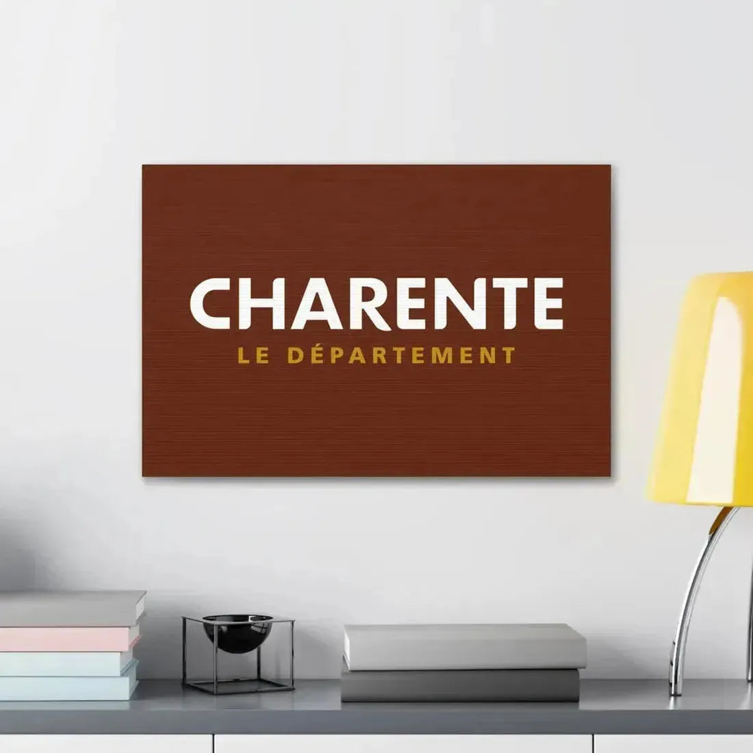 Flag of Charente France - Canvas Wall Art - The Sticker Space