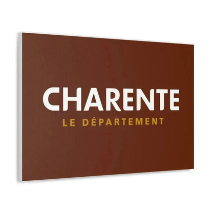 Flag of Charente France - Canvas Wall Art - The Sticker Space