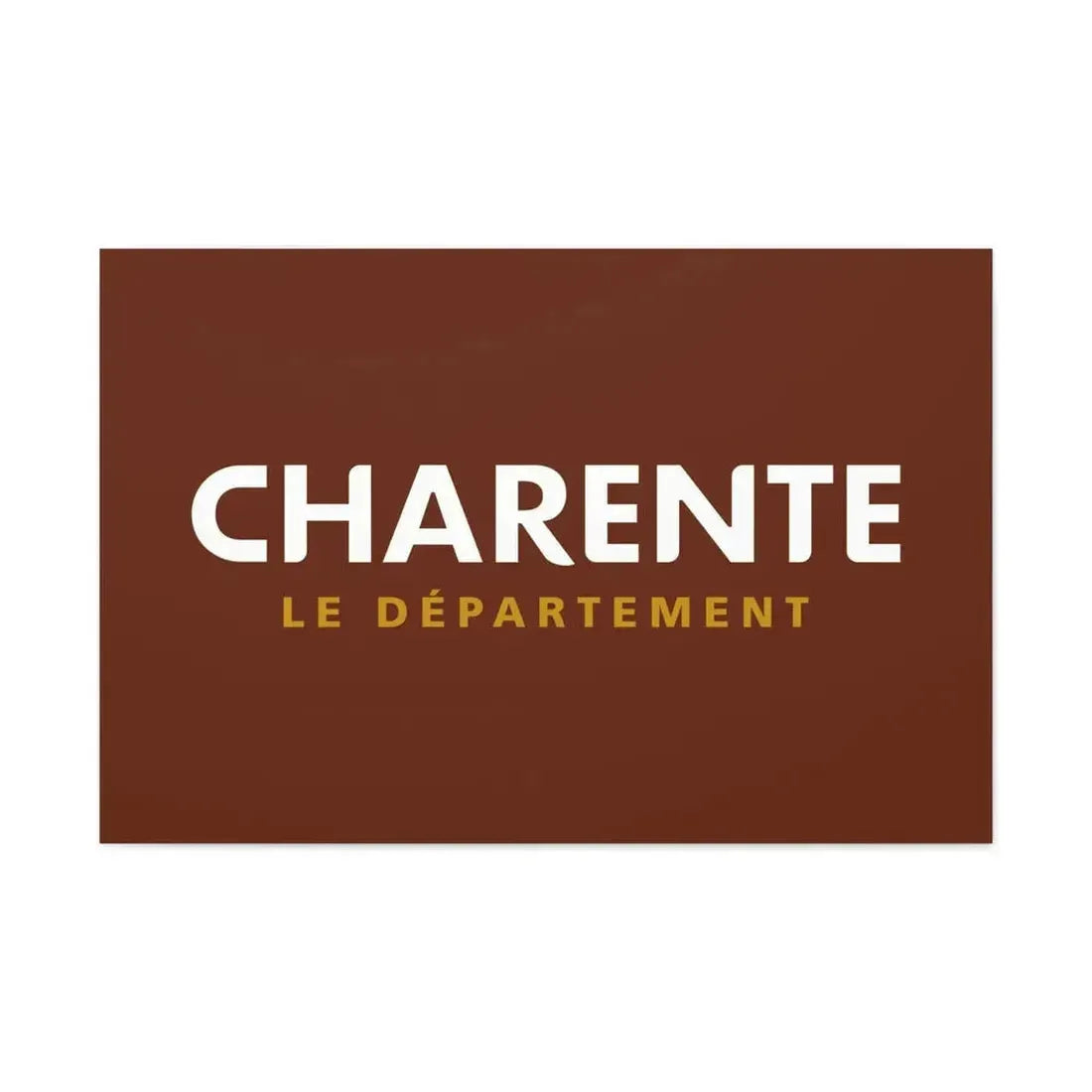 Flag of Charente France - Canvas Wall Art - The Sticker Space