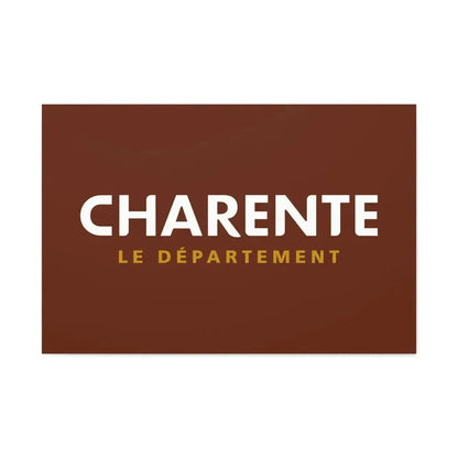 Flag of Charente France - Canvas Wall Art - The Sticker Space