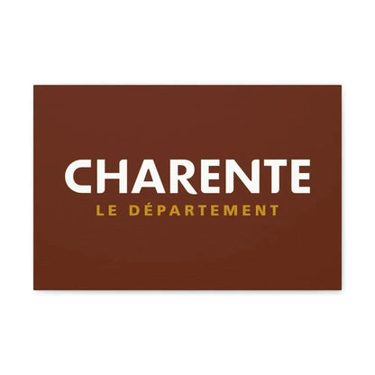 Flag of Charente France - Canvas Wall Art - The Sticker Space