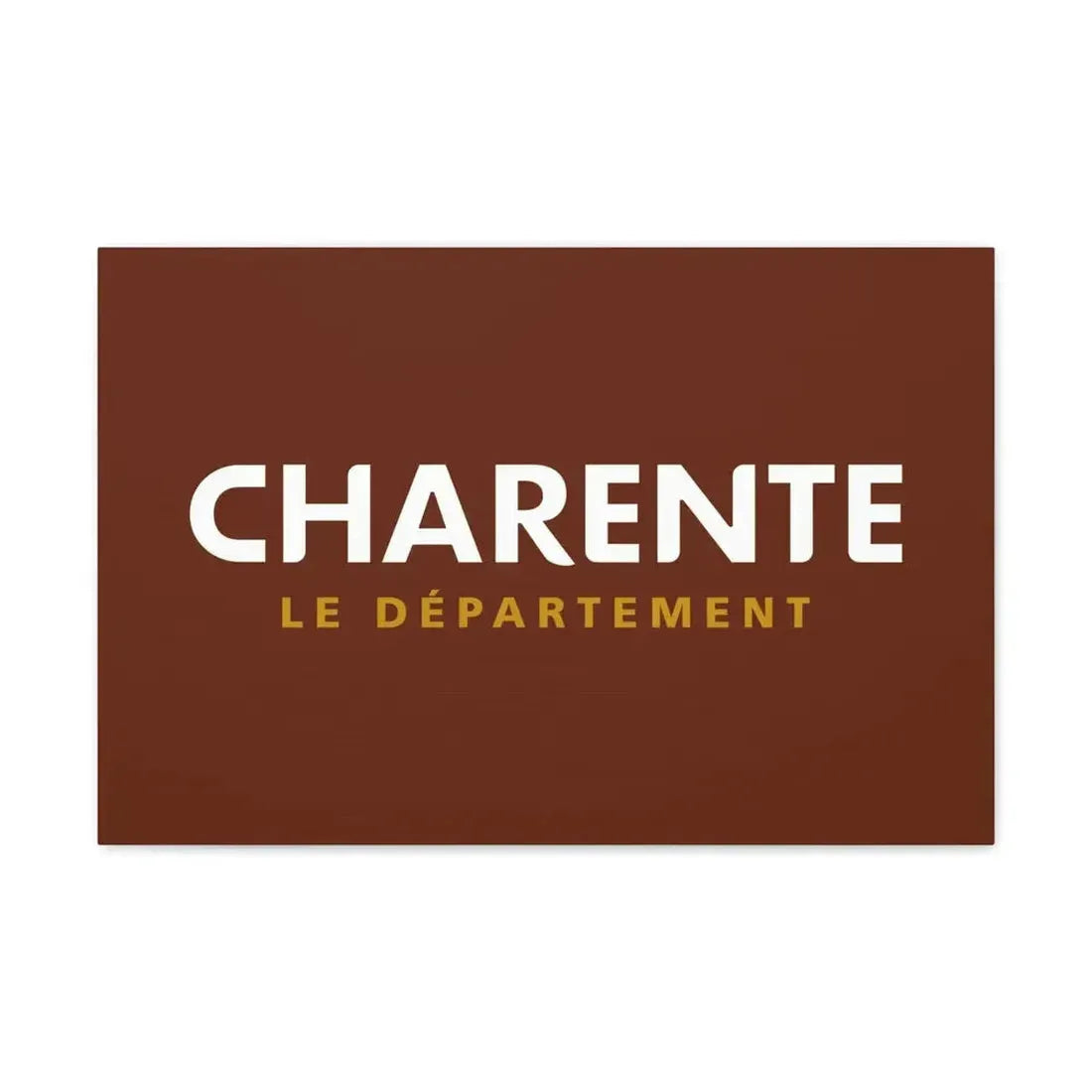 Flag of Charente France - Canvas Wall Art - The Sticker Space
