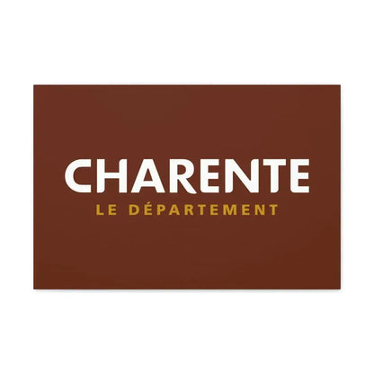 Flag of Charente France - Canvas Wall Art - The Sticker Space