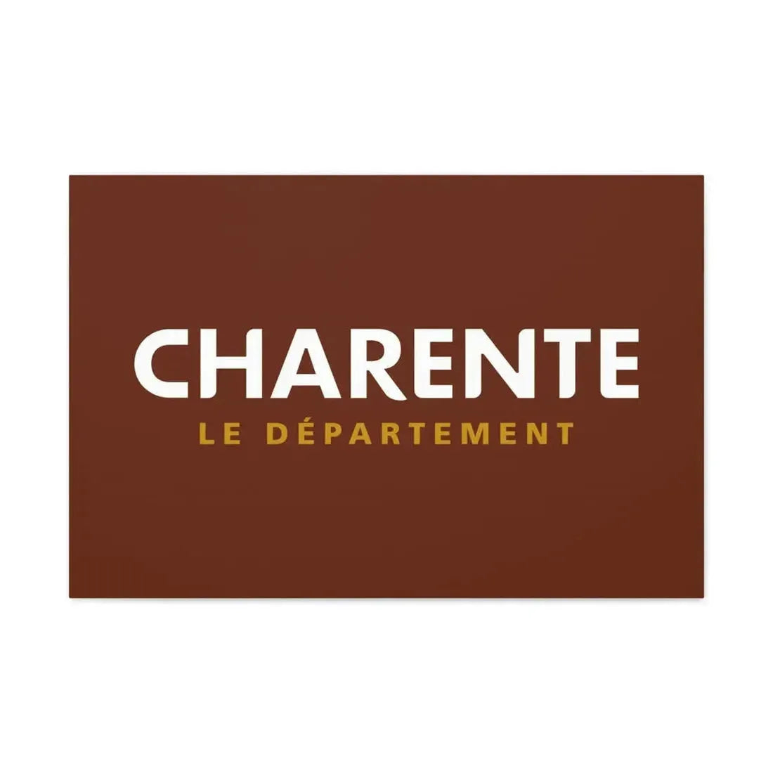 Flag of Charente France - Canvas Wall Art - The Sticker Space