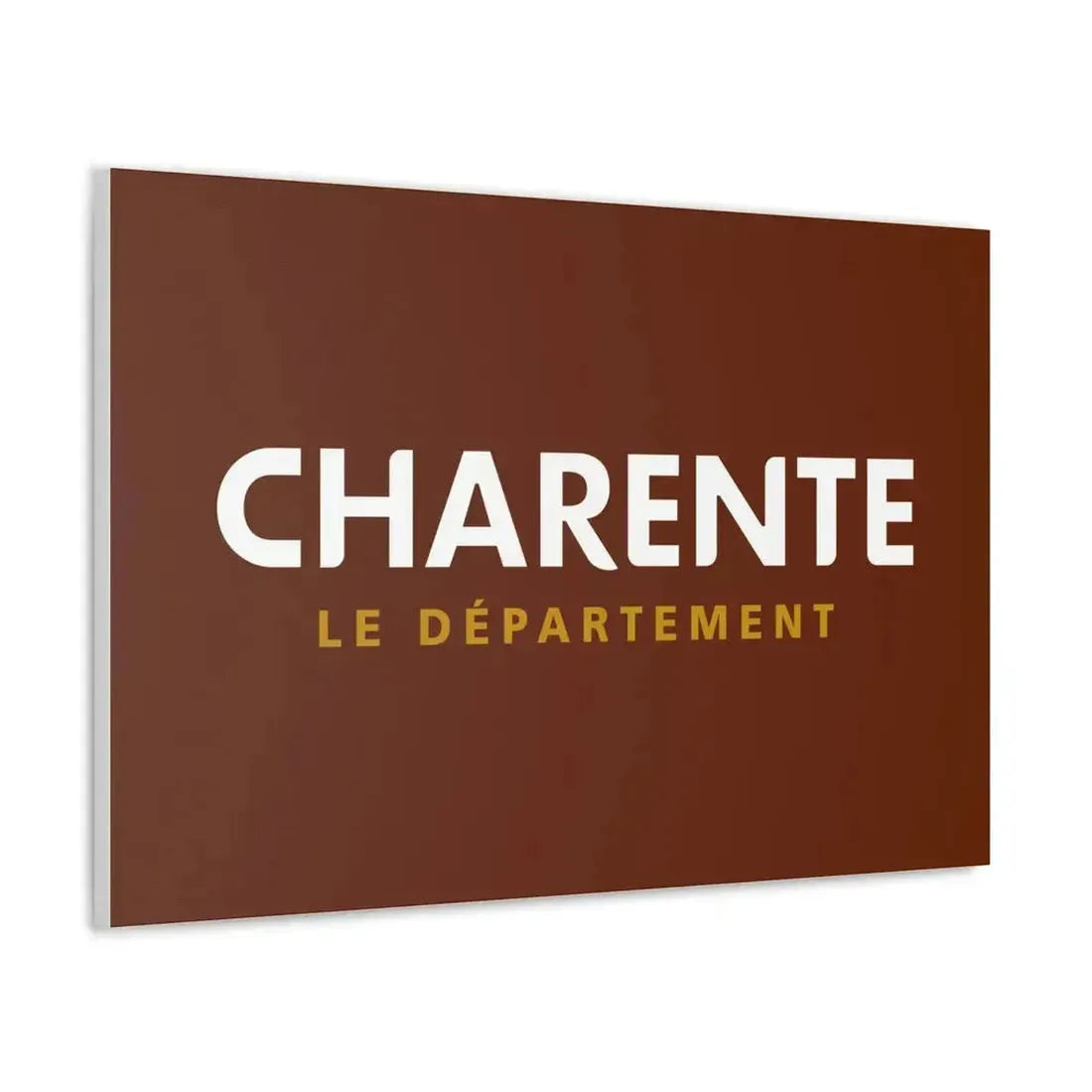 Flag of Charente France - Canvas Wall Art - The Sticker Space