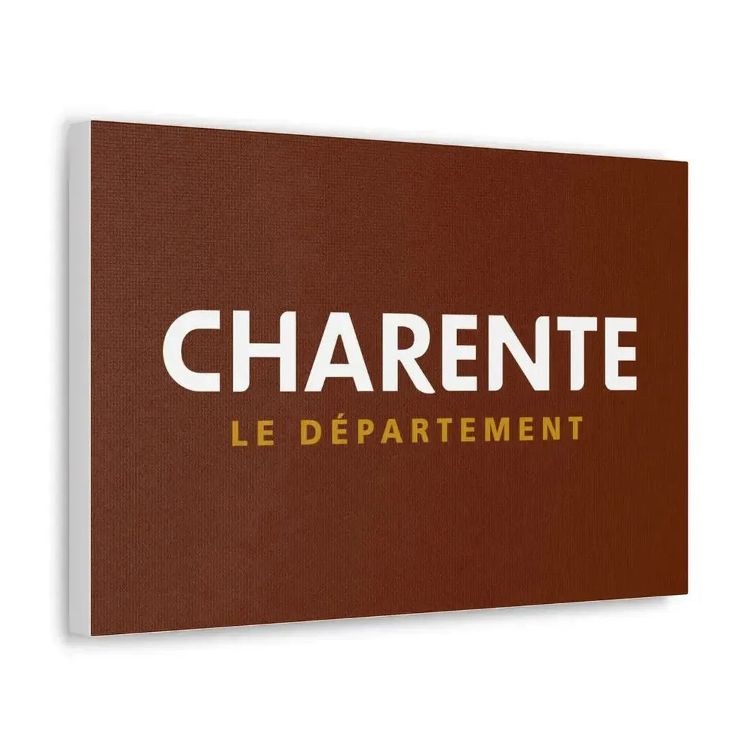 Flag of Charente France - Canvas Wall Art - The Sticker Space