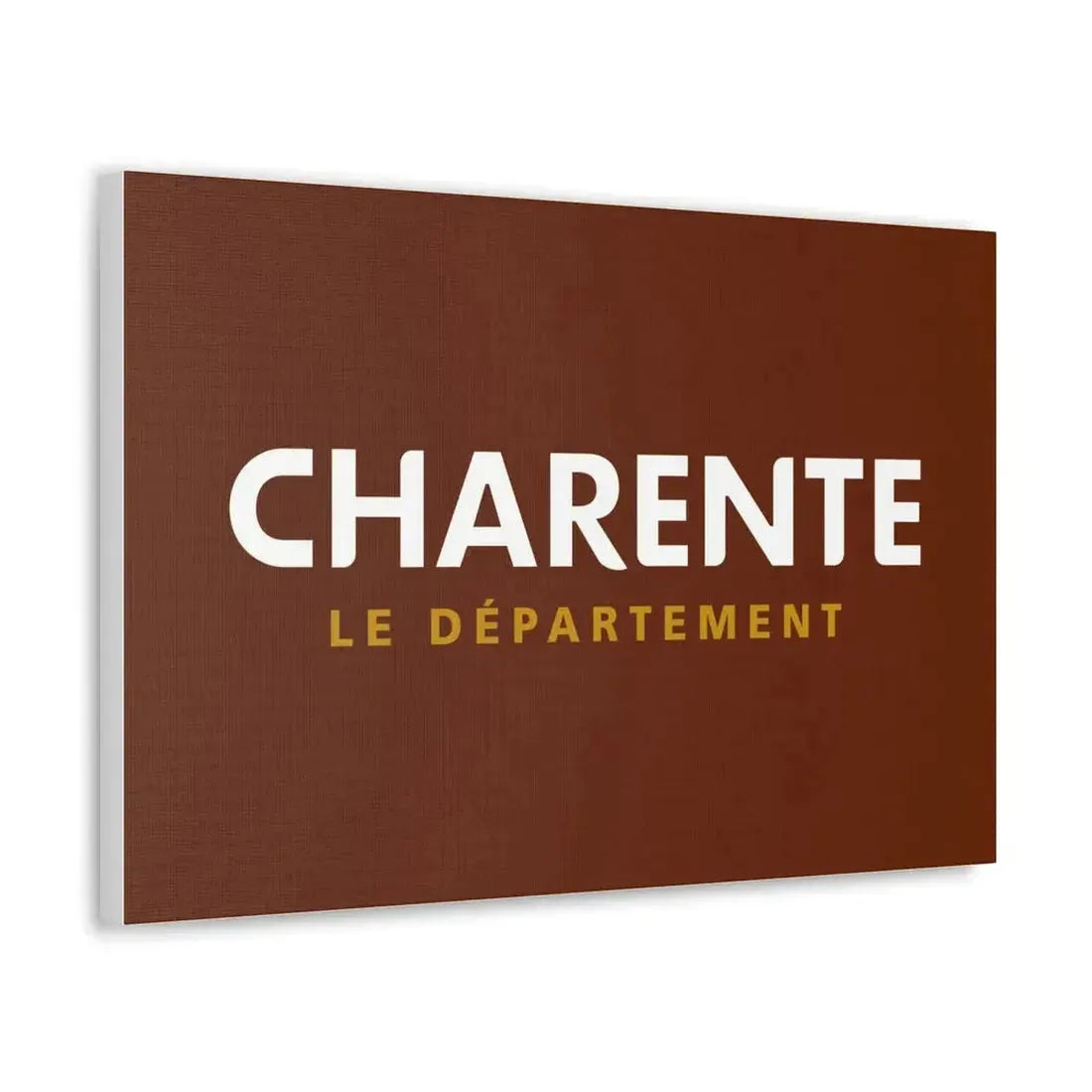 Flag of Charente France - Canvas Wall Art - The Sticker Space