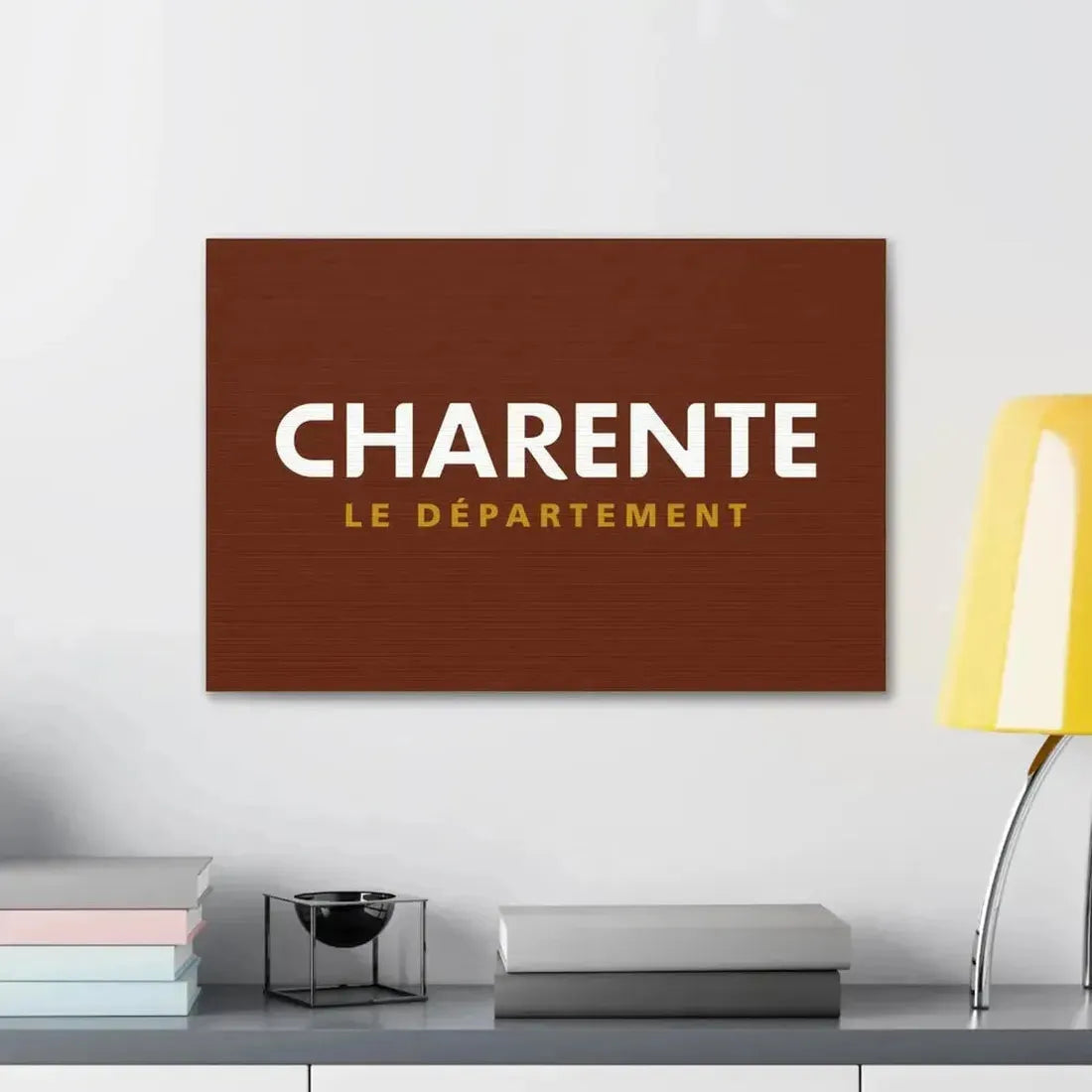 Flag of Charente France - Canvas Wall Art - The Sticker Space