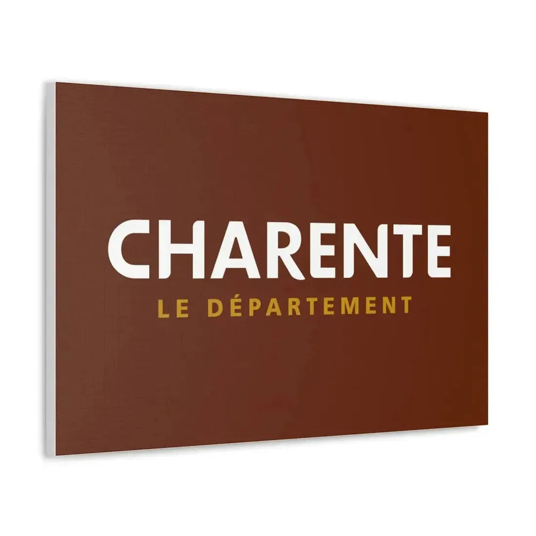 Flag of Charente France - Canvas Wall Art - The Sticker Space