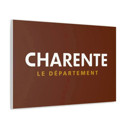 Flag of Charente France - Canvas Wall Art - The Sticker Space