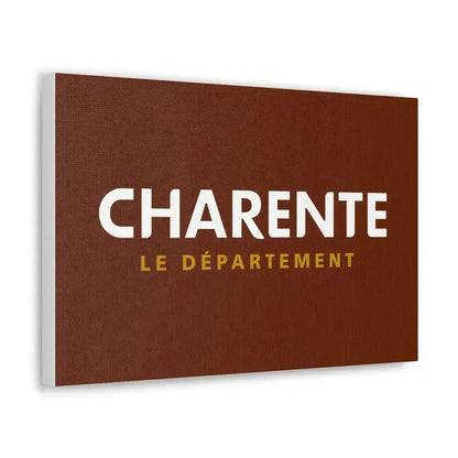 Flag of Charente France - Canvas Wall Art - The Sticker Space
