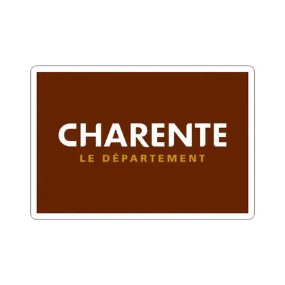 Flag of Charente France STICKER Vinyl Die-Cut Decal 3 Inch - The Sticker Space