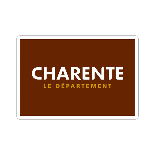 Flag of Charente France STICKER Vinyl Die-Cut Decal-6 Inch-The Sticker Space