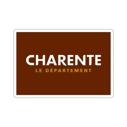 Flag of Charente France STICKER Vinyl Die-Cut Decal - The Sticker Space