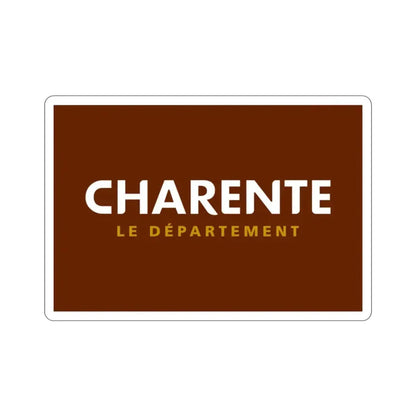 Flag of Charente France STICKER Vinyl Die-Cut Decal - The Sticker Space