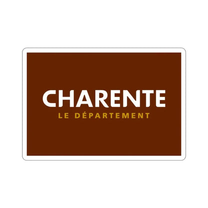 Flag of Charente France STICKER Vinyl Die-Cut Decal - The Sticker Space