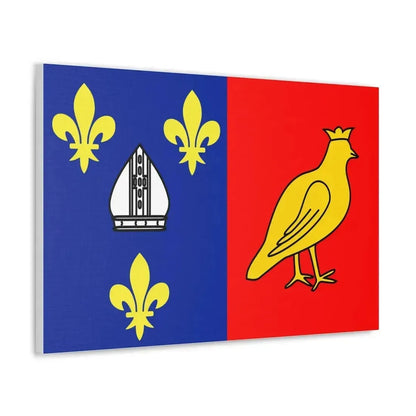 Flag of Charente Maritime France 2 - Canvas Wall Art - The Sticker Space