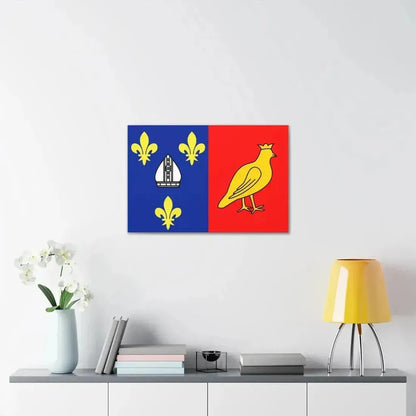 Flag of Charente Maritime France 2 - Canvas Wall Art - The Sticker Space