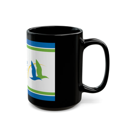 Flag of Charente Maritime France - Black Coffee Mug-The Sticker Space