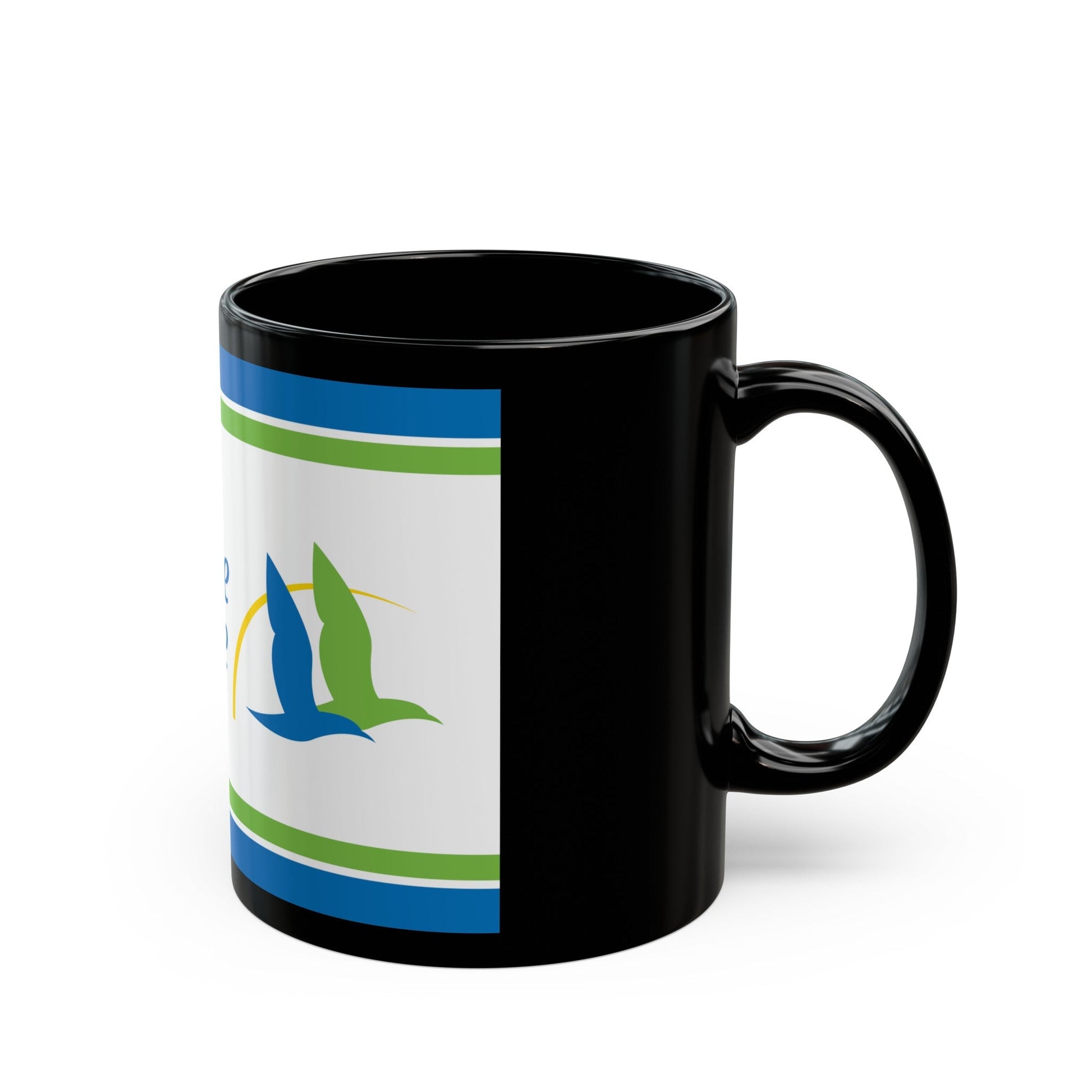 Flag of Charente Maritime France - Black Coffee Mug-The Sticker Space