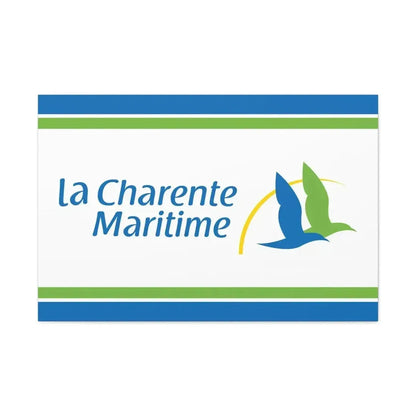 Flag of Charente Maritime France - Canvas Wall Art - The Sticker Space