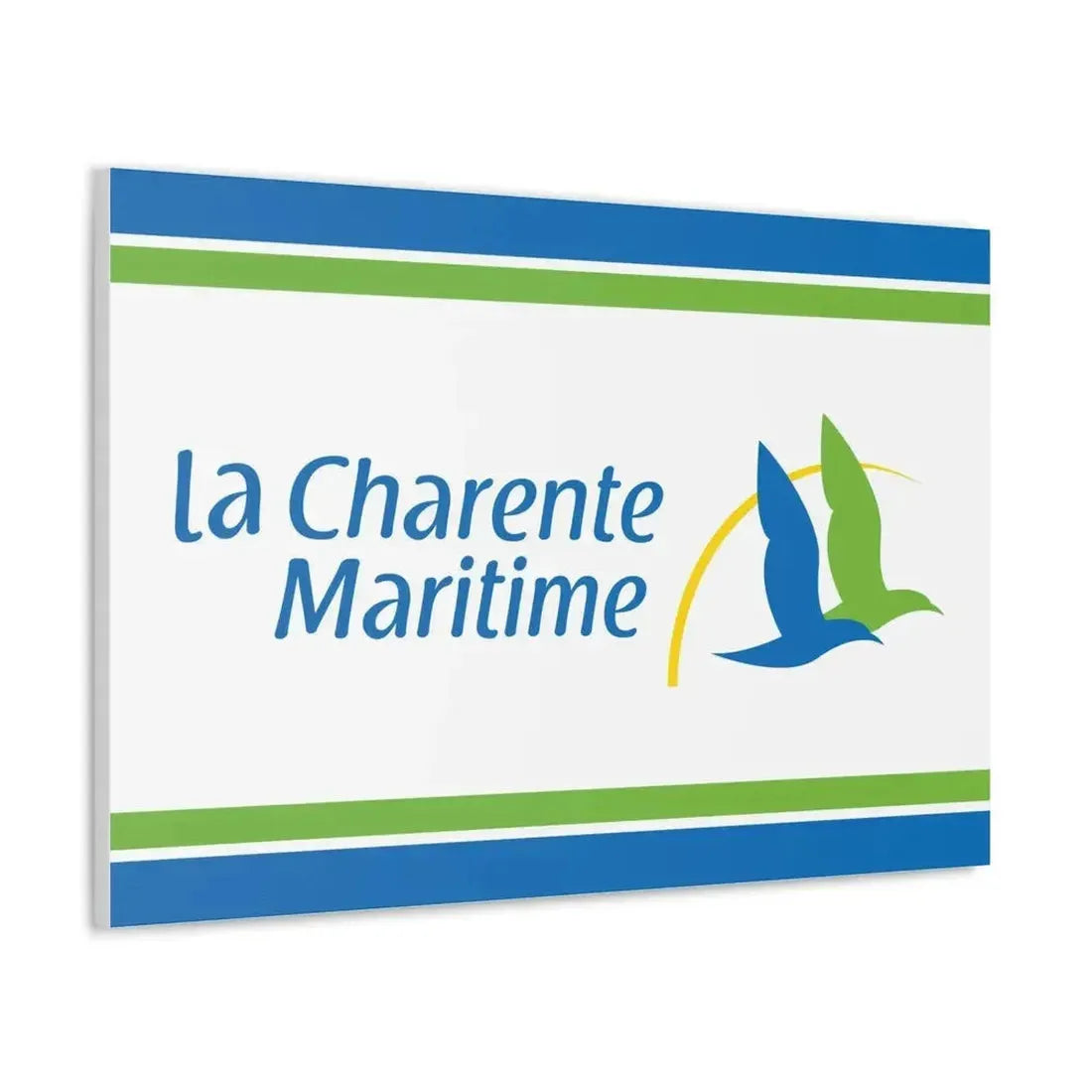 Flag of Charente Maritime France - Canvas Wall Art - The Sticker Space