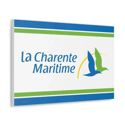 Flag of Charente Maritime France - Canvas Wall Art - The Sticker Space