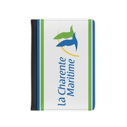 Flag of Charente Maritime France - Passport Holder-3.9" x 5.8"-The Sticker Space